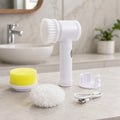 5 in 1 Electric Cleaning Brush Rechargeable Spin Scrubber for Bathroom