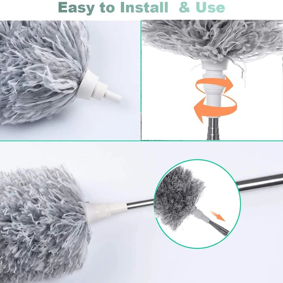 Microfiber Duster – 100-Inch Extendable Handle